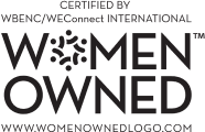 Certified by WBENC/WEConnect International. Women Owned.